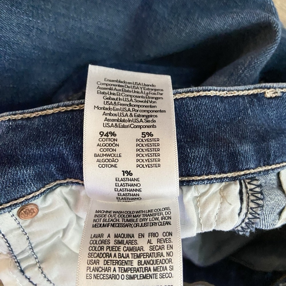 MOTHER The Insider High Rise Crop Step Fray Bootcut Jeans size 25 in Teaming Up - Picture 10 of 12
